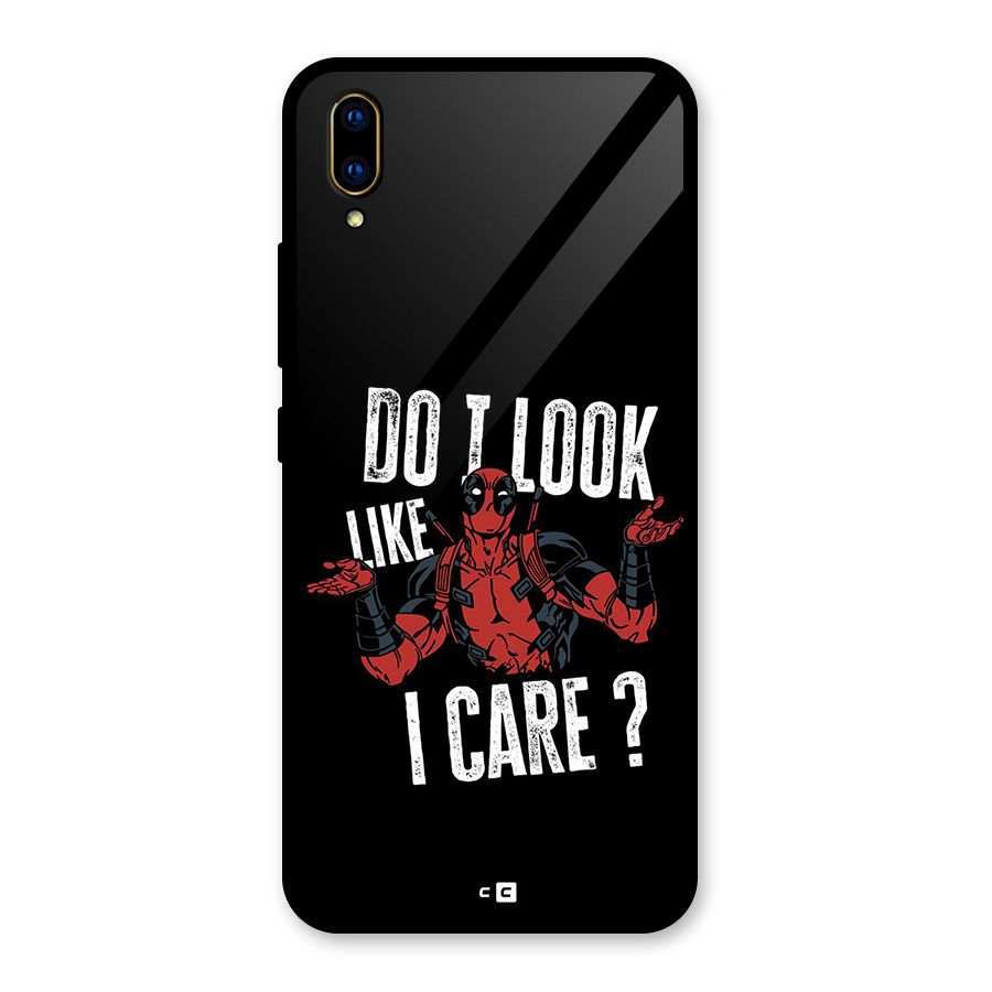 Do I Care Glass Back Case for Vivo V11 Pro