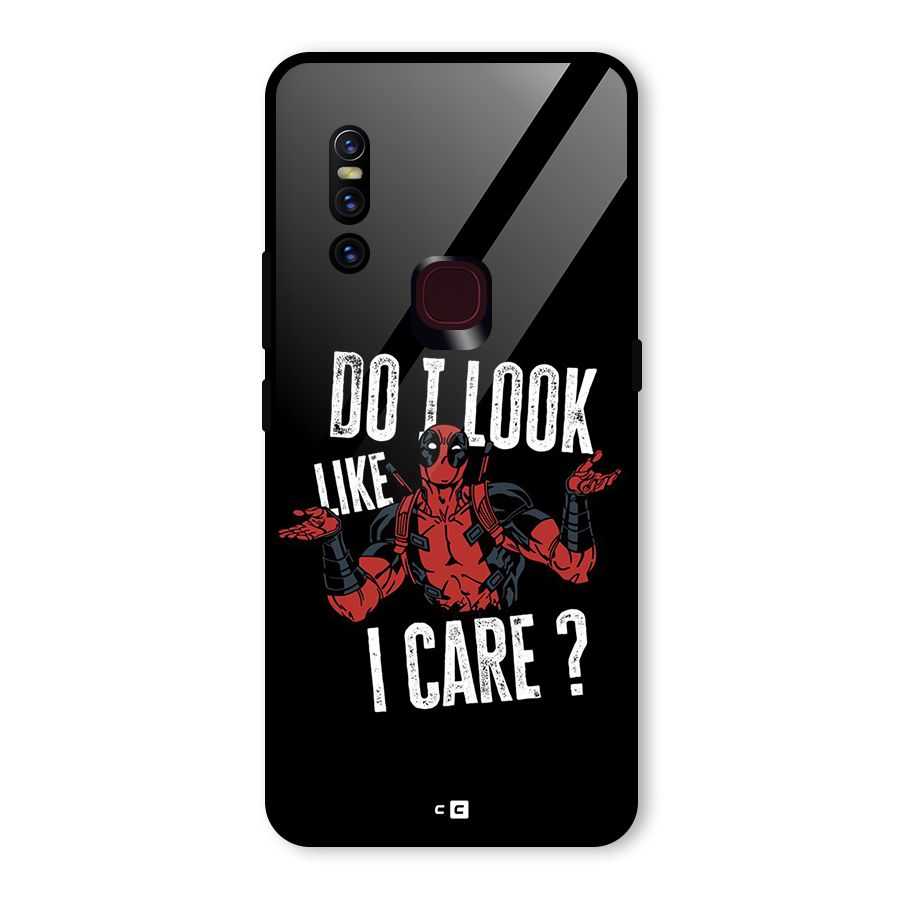 Do I Care Glass Back Case for Vivo V15