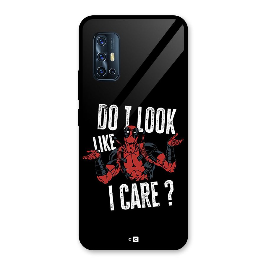 Do I Care Glass Back Case for Vivo V17