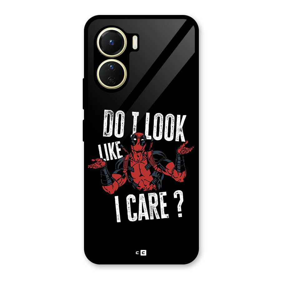 Do I Care Glass Back Case for Vivo Y16