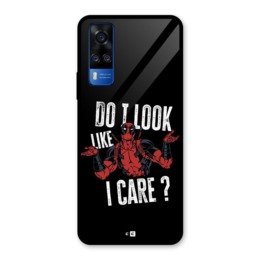 Do I Care Glass Back Case for Vivo Y31