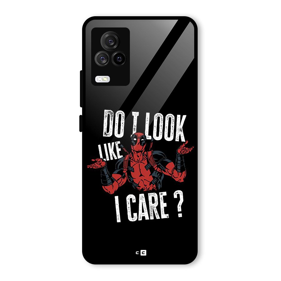 Do I Care Glass Back Case for Vivo iQOO 7 Legend 5G