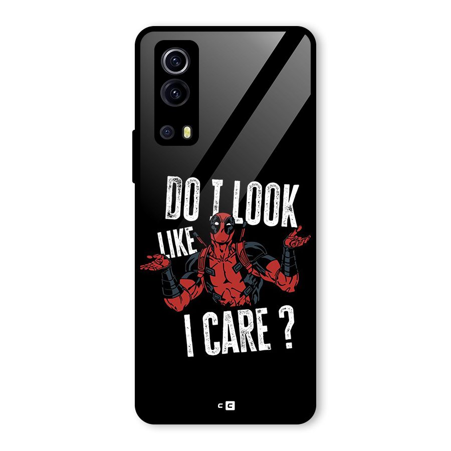 Do I Care Glass Back Case for Vivo iQOO Z3