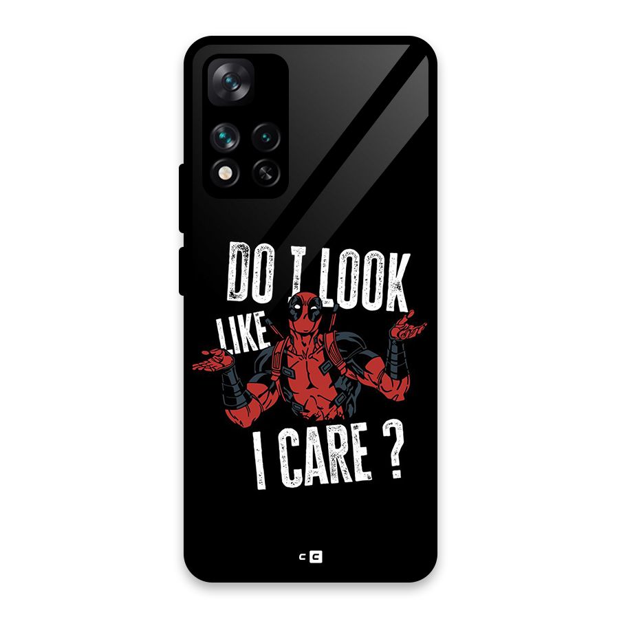 Do I Care Glass Back Case for Xiaomi 11i HyperCharge 5G