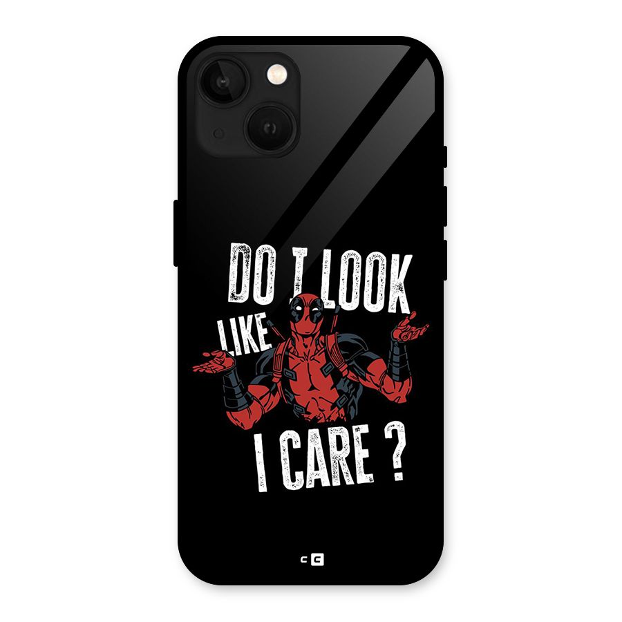 Do I Care Glass Back Case for iPhone 13
