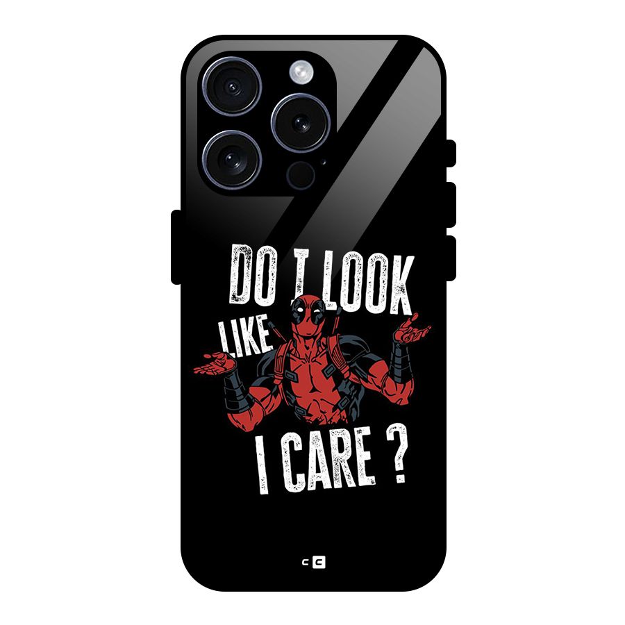 Do I Care Glass Back Case for iPhone 15 Pro