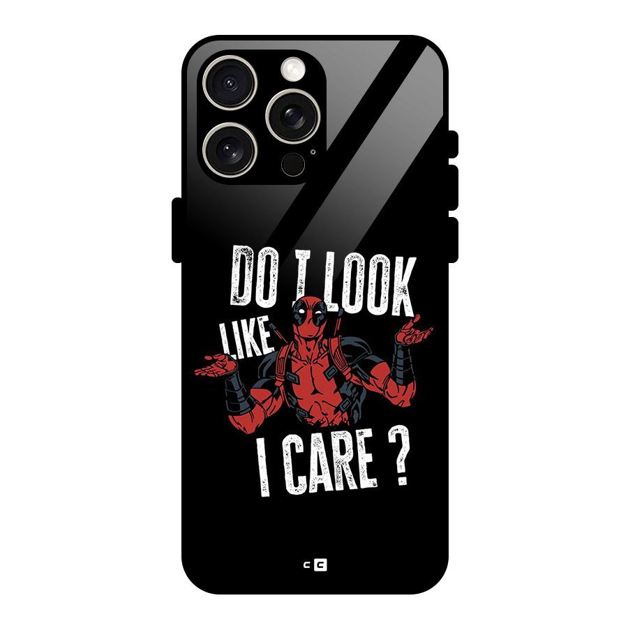 Do I Care Glass Back Case for iPhone 15 Pro Max