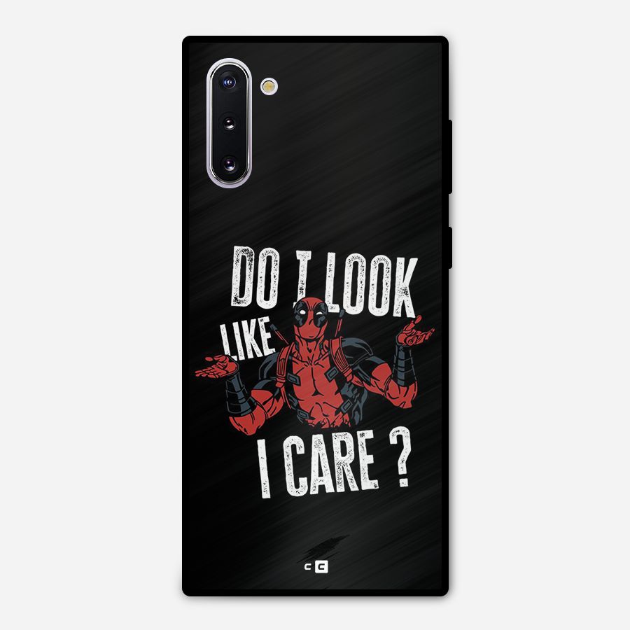 Do I Care Metal Back Case for Galaxy Note 10