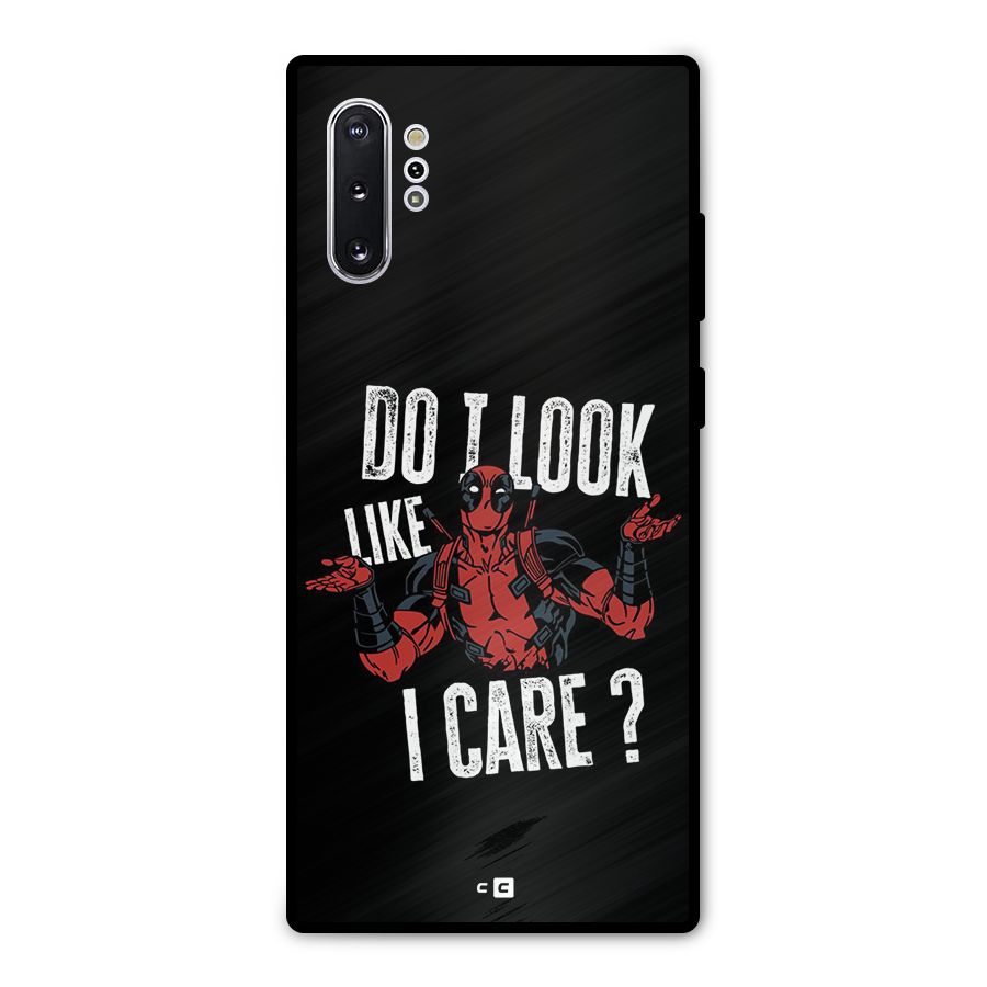 Do I Care Metal Back Case for Galaxy Note 10 Plus