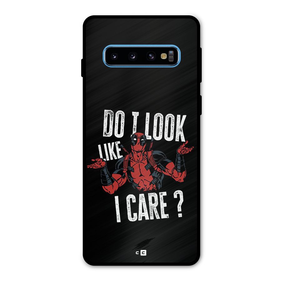 Do I Care Metal Back Case for Galaxy S10
