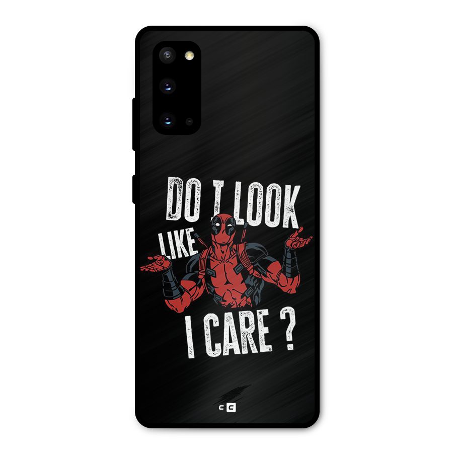 Do I Care Metal Back Case for Galaxy S20