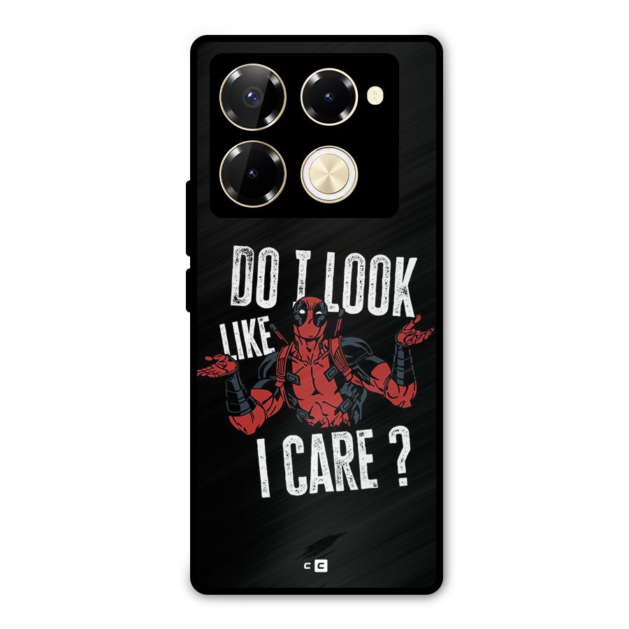 Do I Care Metal Back Case for Infinix Note 40 Pro