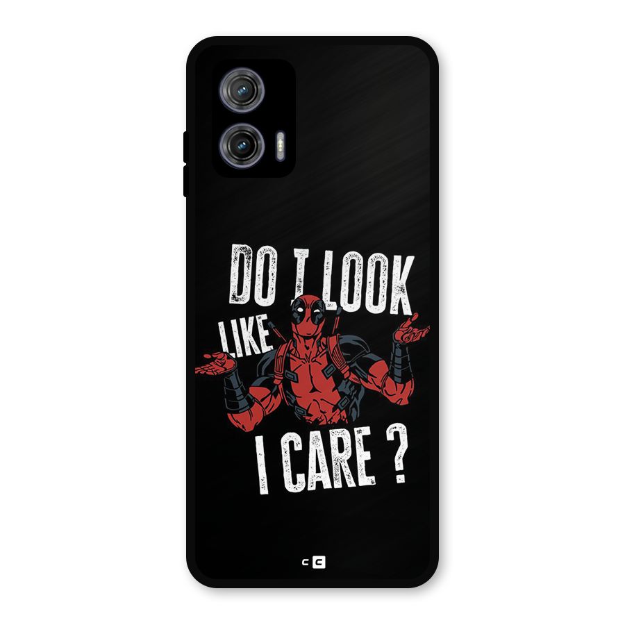 Do I Care Metal Back Case for Moto G73