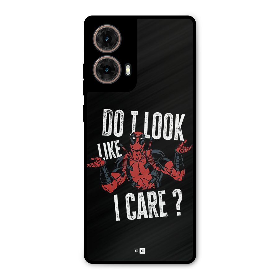 Do I Care Metal Back Case for Moto G85