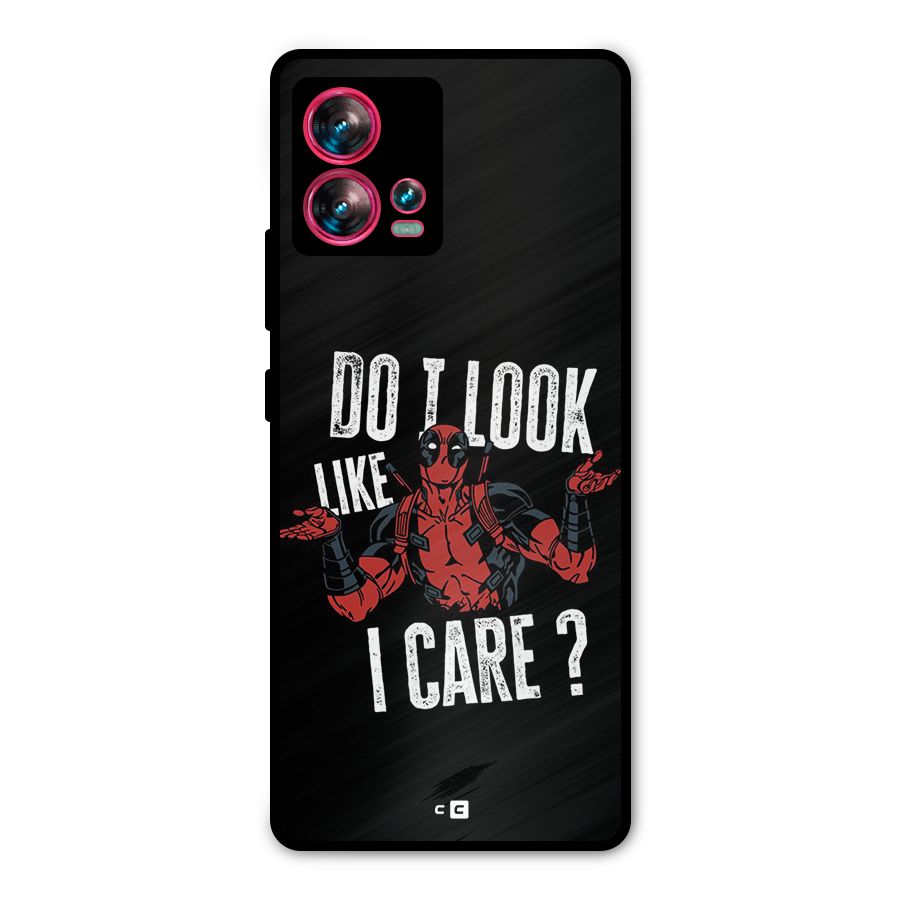 Do I Care Metal Back Case for Motorola Edge 30 Fusion