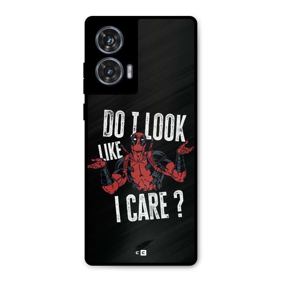 Do I Care Metal Back Case for Motorola Edge 50 Fusion