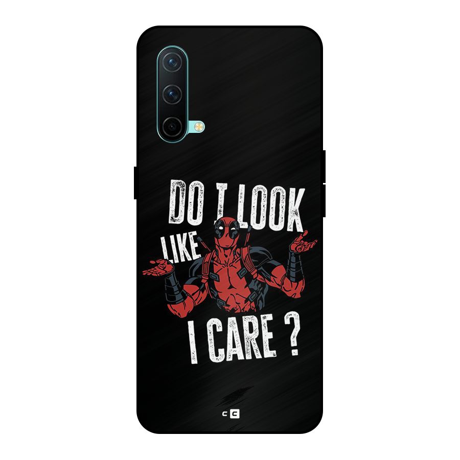 Do I Care Metal Back Case for OnePlus Nord CE 5G