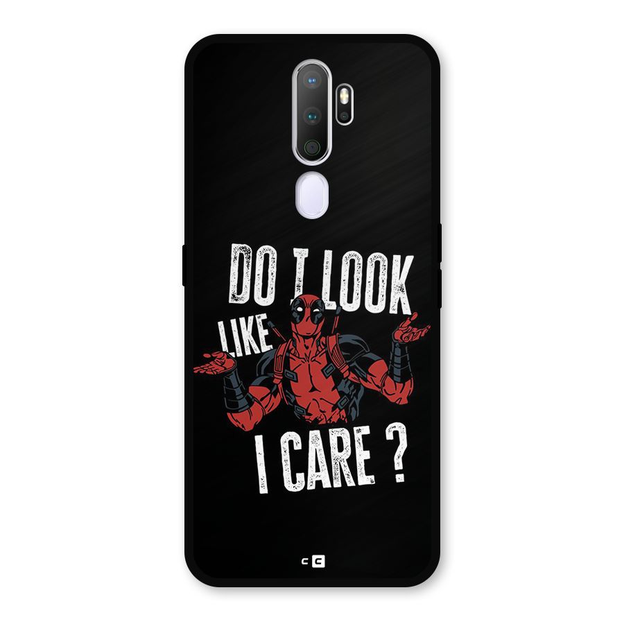 Do I Care Metal Back Case for Oppo A9 (2020)