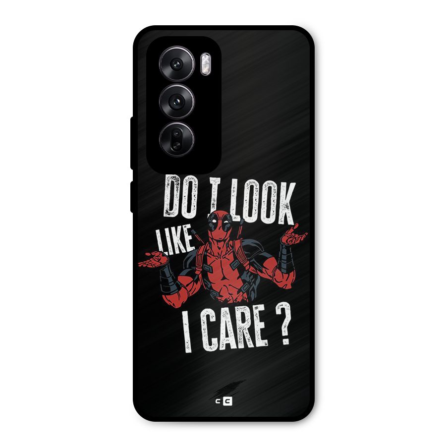 Do I Care Metal Back Case for Oppo Reno12