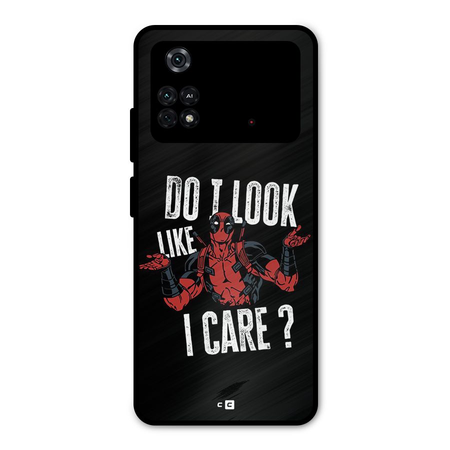 Do I Care Metal Back Case for Poco M4 Pro 4G