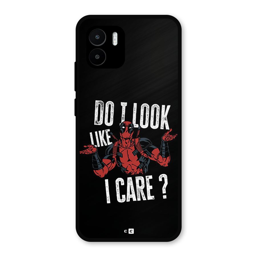 Do I Care Metal Back Case for Redmi A2