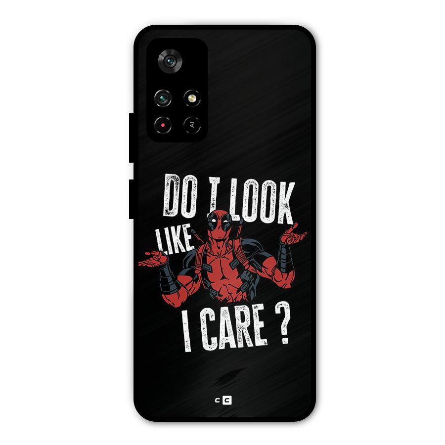 Do I Care Metal Back Case for Redmi Note 11T 5G