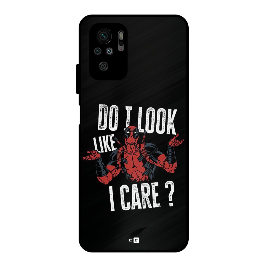 Do I Care Metal Back Case for Redmi Note 11 SE