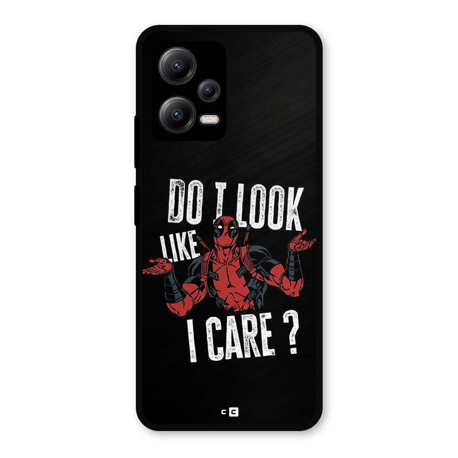 Do I Care Metal Back Case for Redmi Note 12 5G