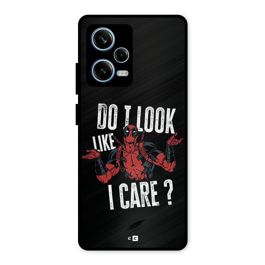 Do I Care Metal Back Case for Redmi Note 12 Pro