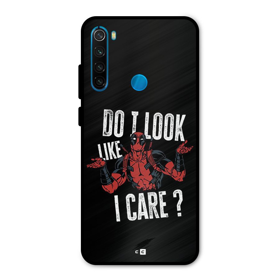 Do I Care Metal Back Case for Redmi Note 8
