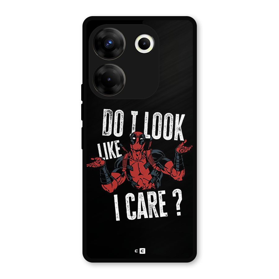 Do I Care Metal Back Case for Tecno Camon 20 Pro
