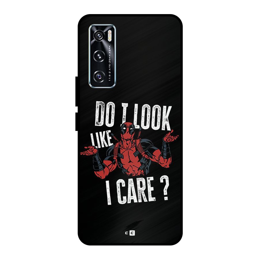 Do I Care Metal Back Case for Vivo V20 SE