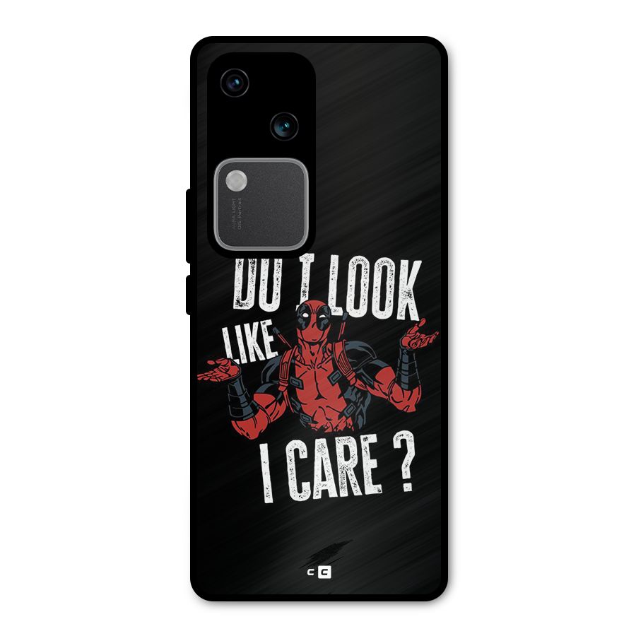 Do I Care Metal Back Case for Vivo V30 Pro
