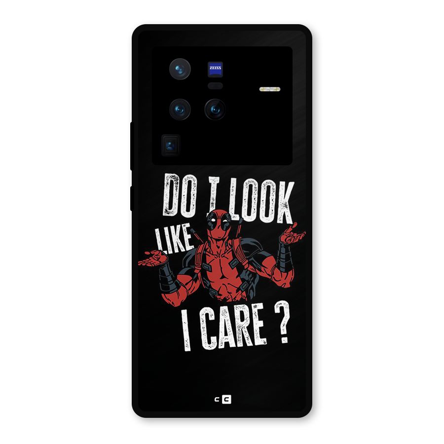 Do I Care Metal Back Case for Vivo X80 Pro