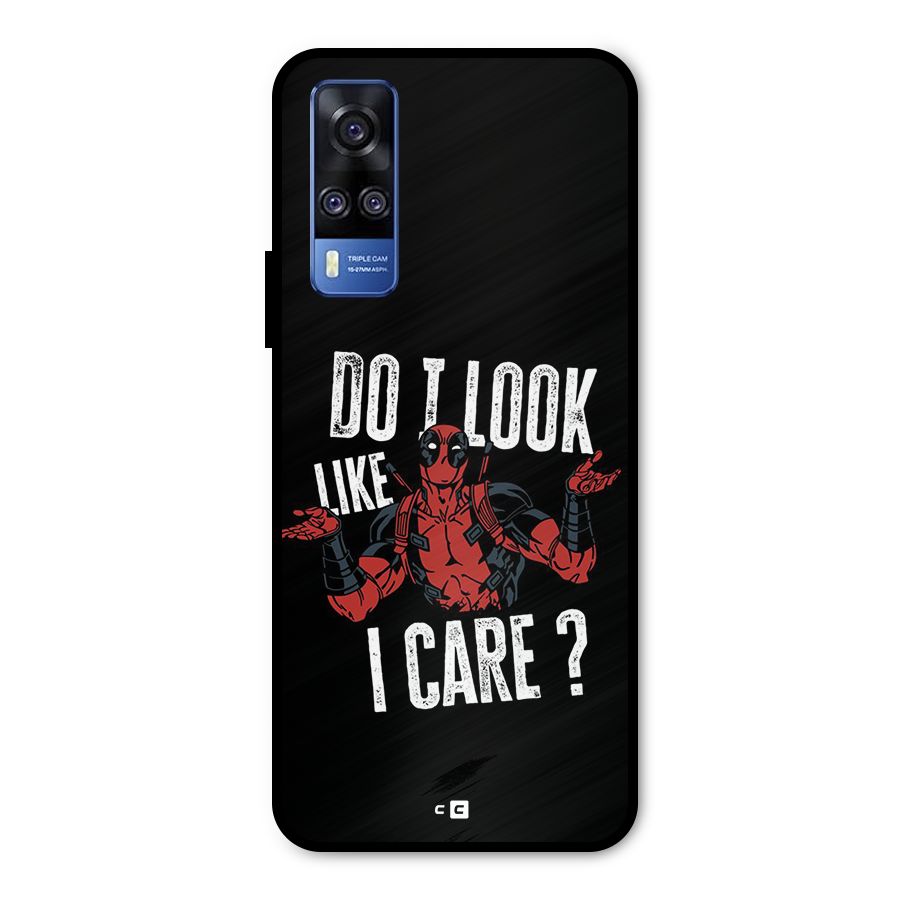 Do I Care Metal Back Case for Vivo Y51A