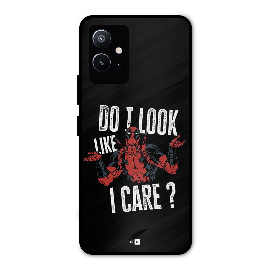 Do I Care Metal Back Case for Vivo Y75 5G