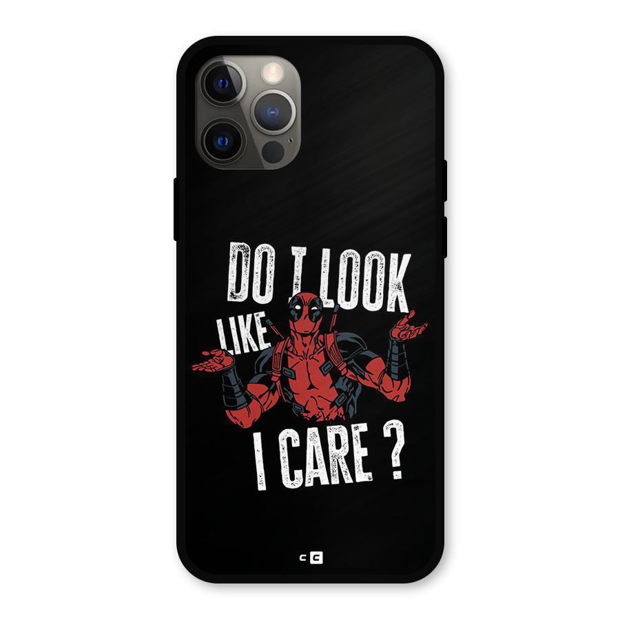 Do I Care Metal Back Case for iPhone 12 Pro