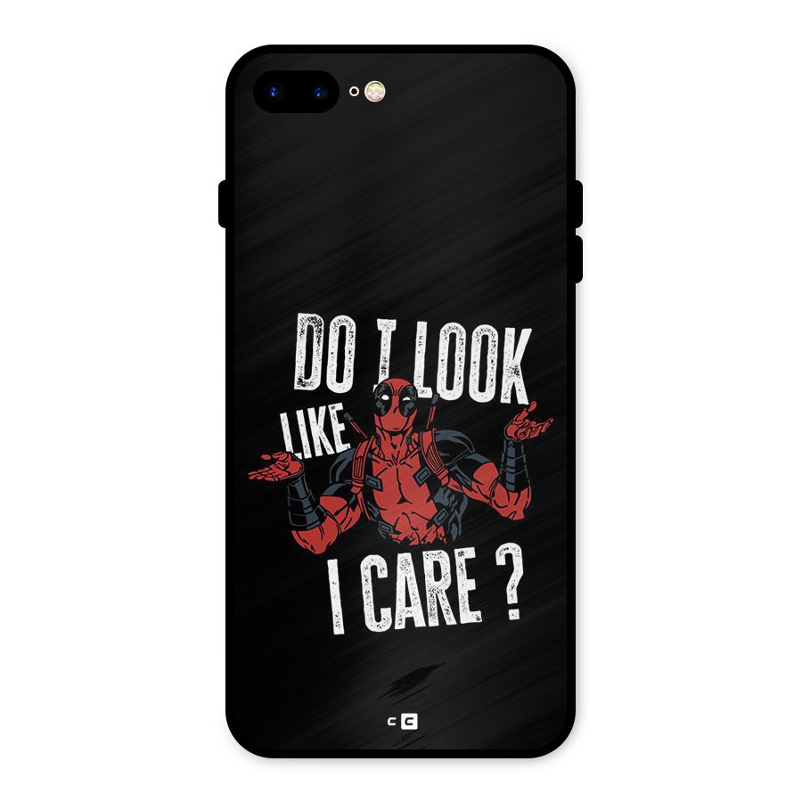 Do I Care Metal Back Case for iPhone 8 Plus