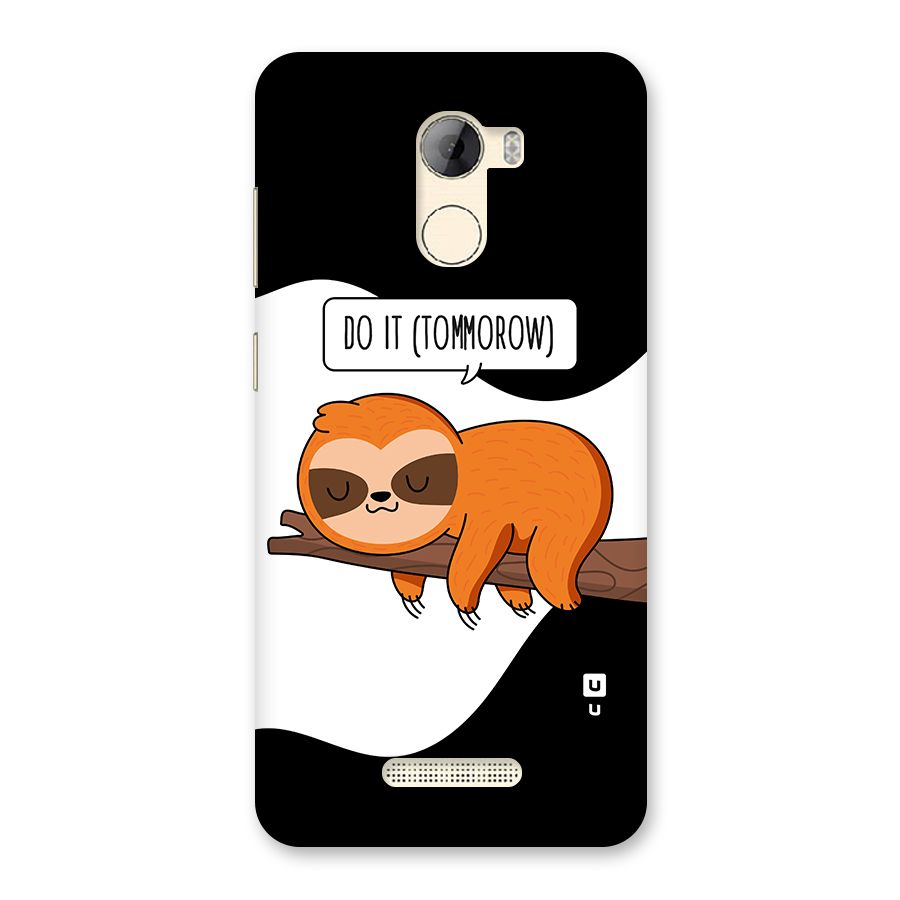 Do It Tommorow Back Case for Gionee A1 LIte