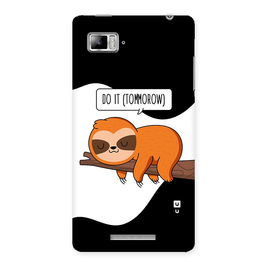 Do It Tommorow Back Case for Lenovo Vibe Z K910