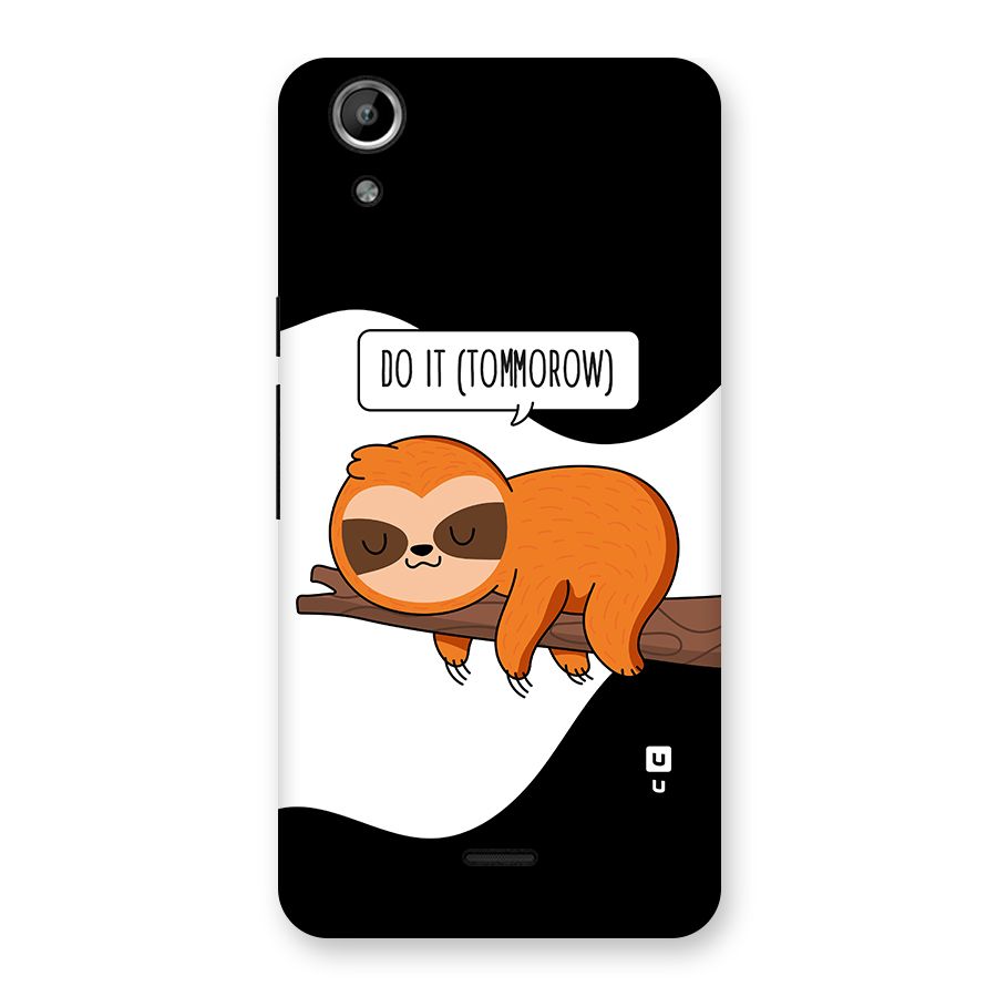 Do It Tommorow Back Case for Micromax Canvas Selfie Lens Q345