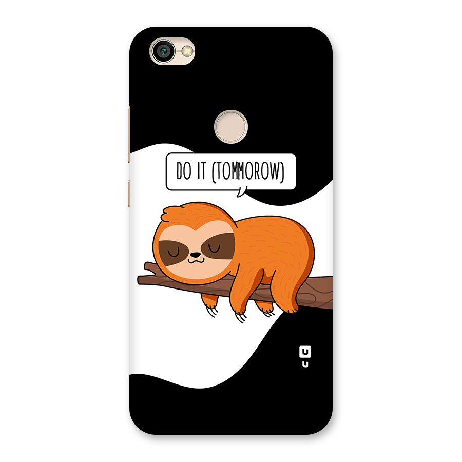 Do It Tommorow Back Case for Redmi Y1 2017