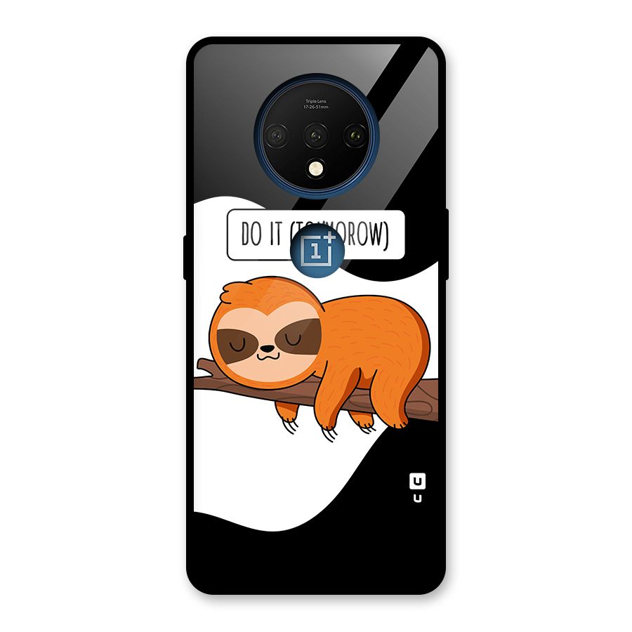 Do It Tommorow Glass Back Case for OnePlus 7T