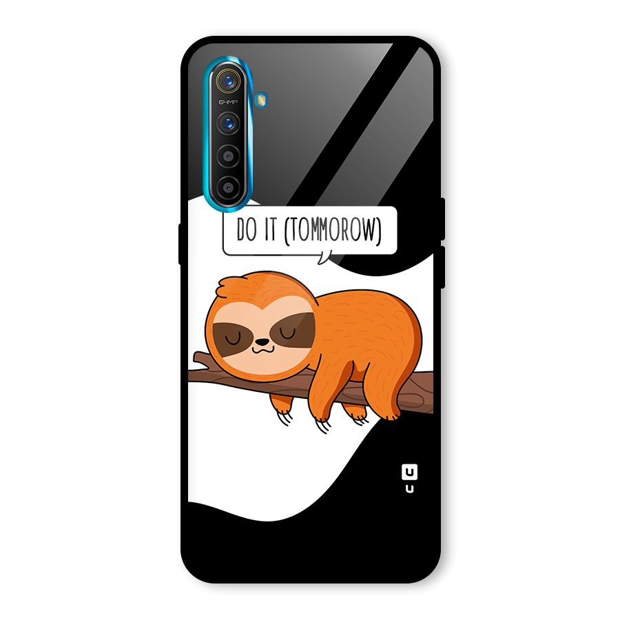 Do It Tommorow Glass Back Case for Realme X2