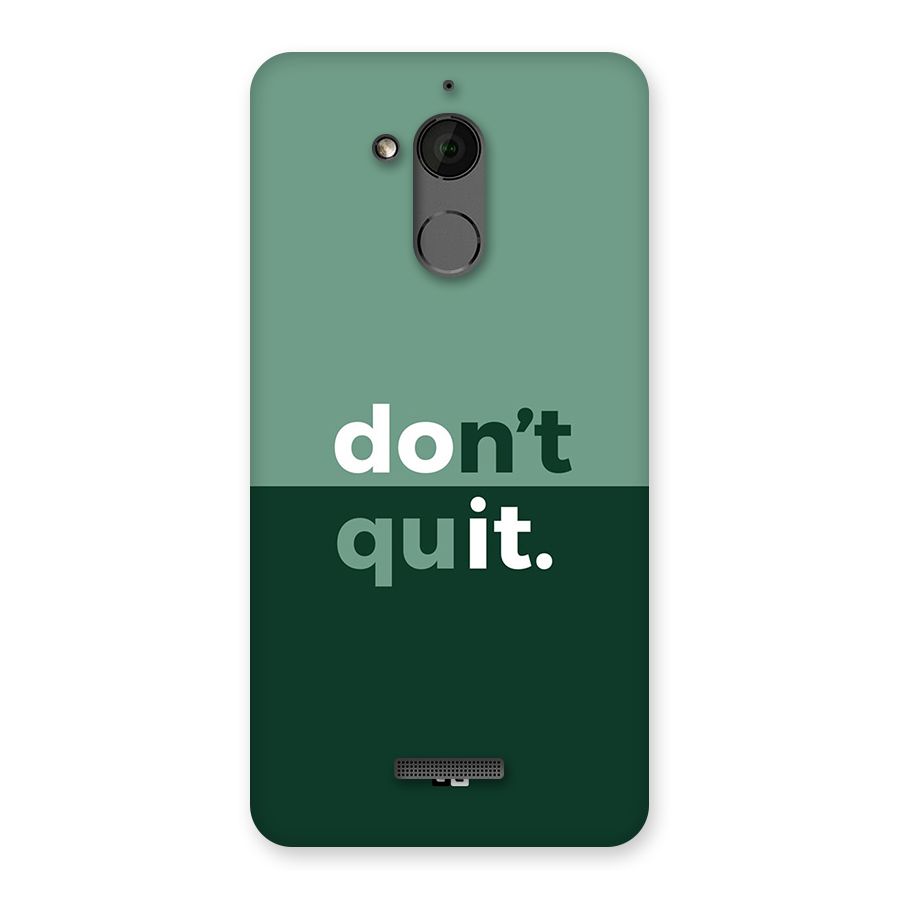 Do Not Quit Back Case for Coolpad Note 5