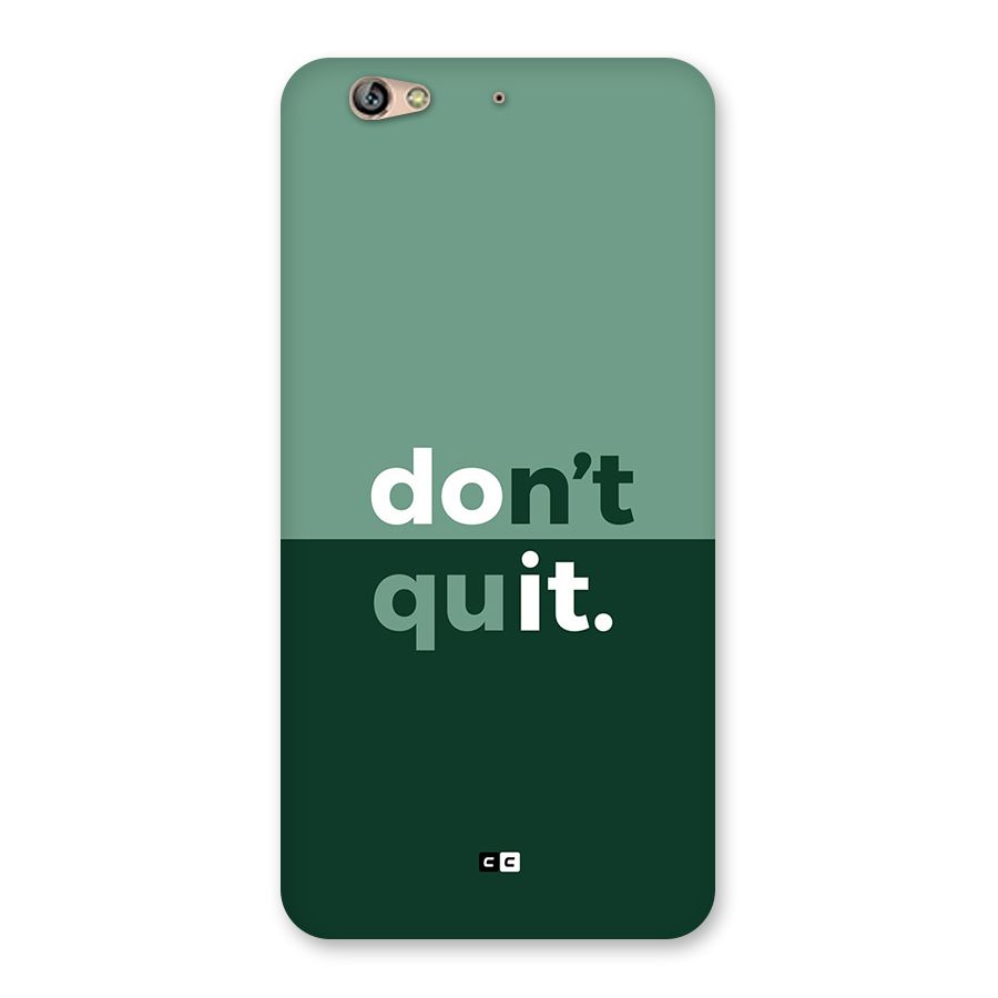 Do Not Quit Back Case for Gionee S6