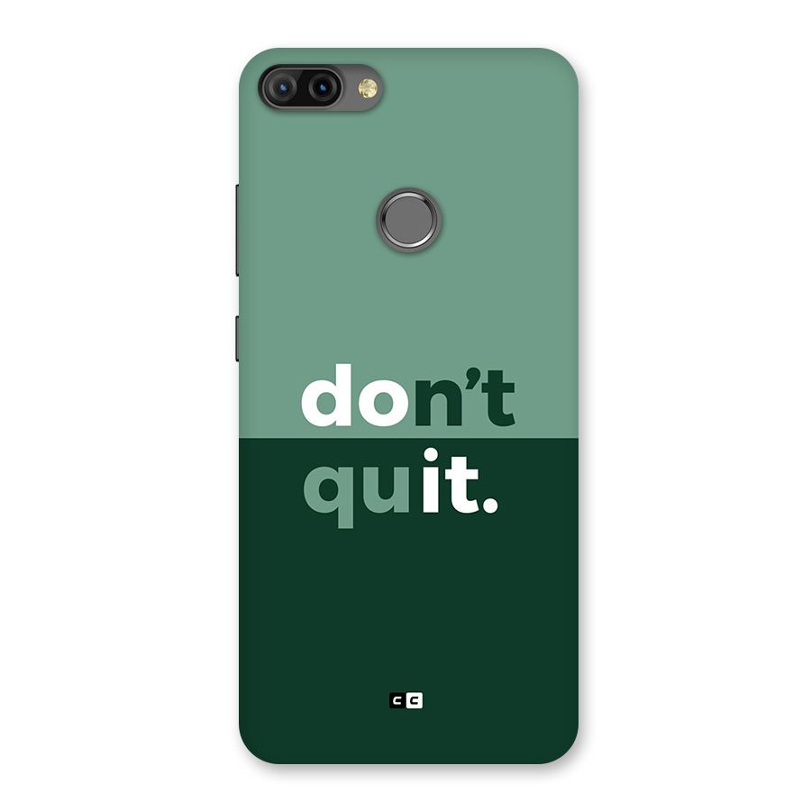 Do Not Quit Back Case for Infinix Hot 6 Pro