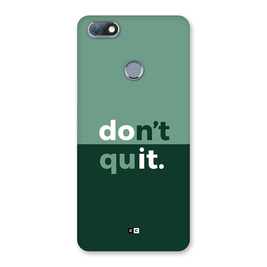 Do Not Quit Back Case for Infinix Note 5
