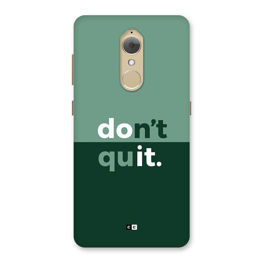 Do Not Quit Back Case for Lenovo K8