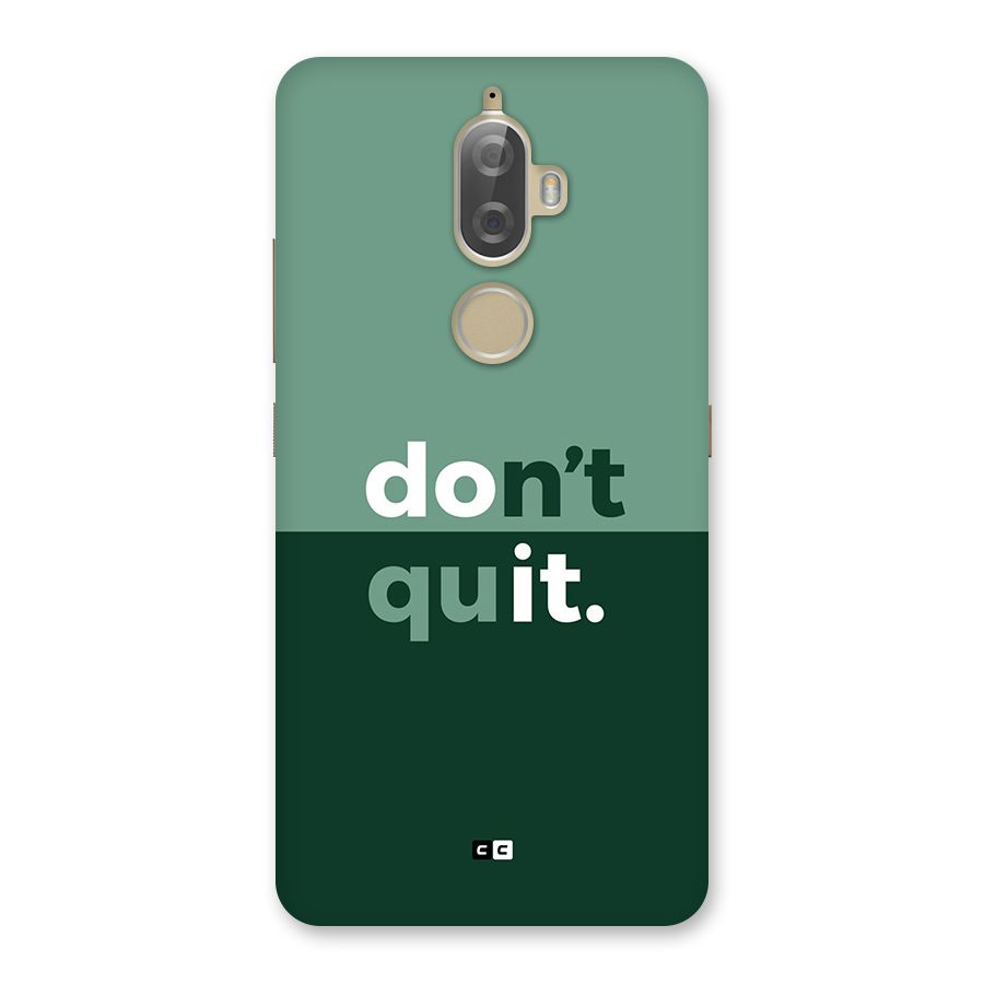 Do Not Quit Back Case for Lenovo K8 Plus